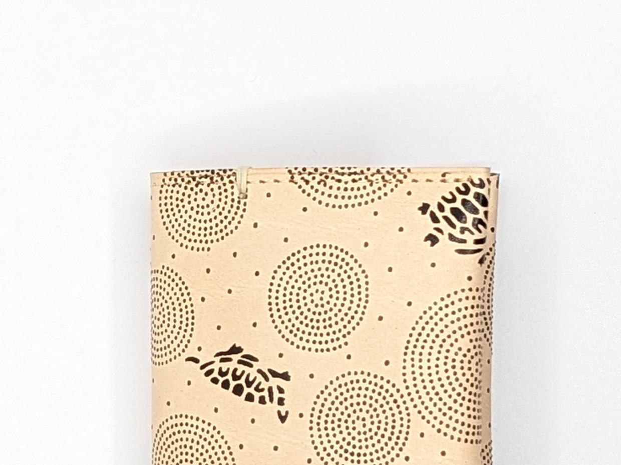 Card Case (Natural / Turtle in a Whirlpool)