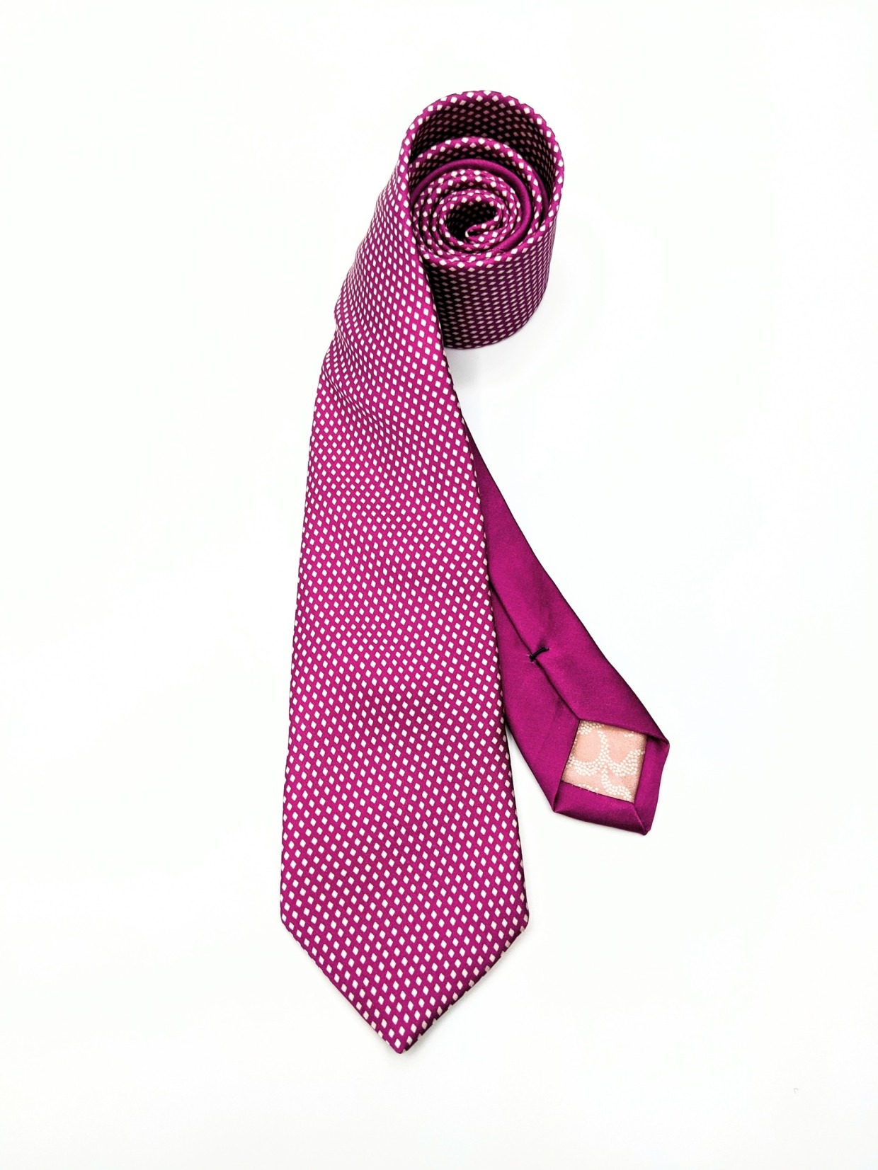 Necktie (Diamond / Plum Purple)